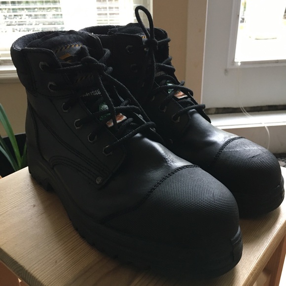 Men’s Leather thinsulate Work protective Boots - Picture 3 of 7